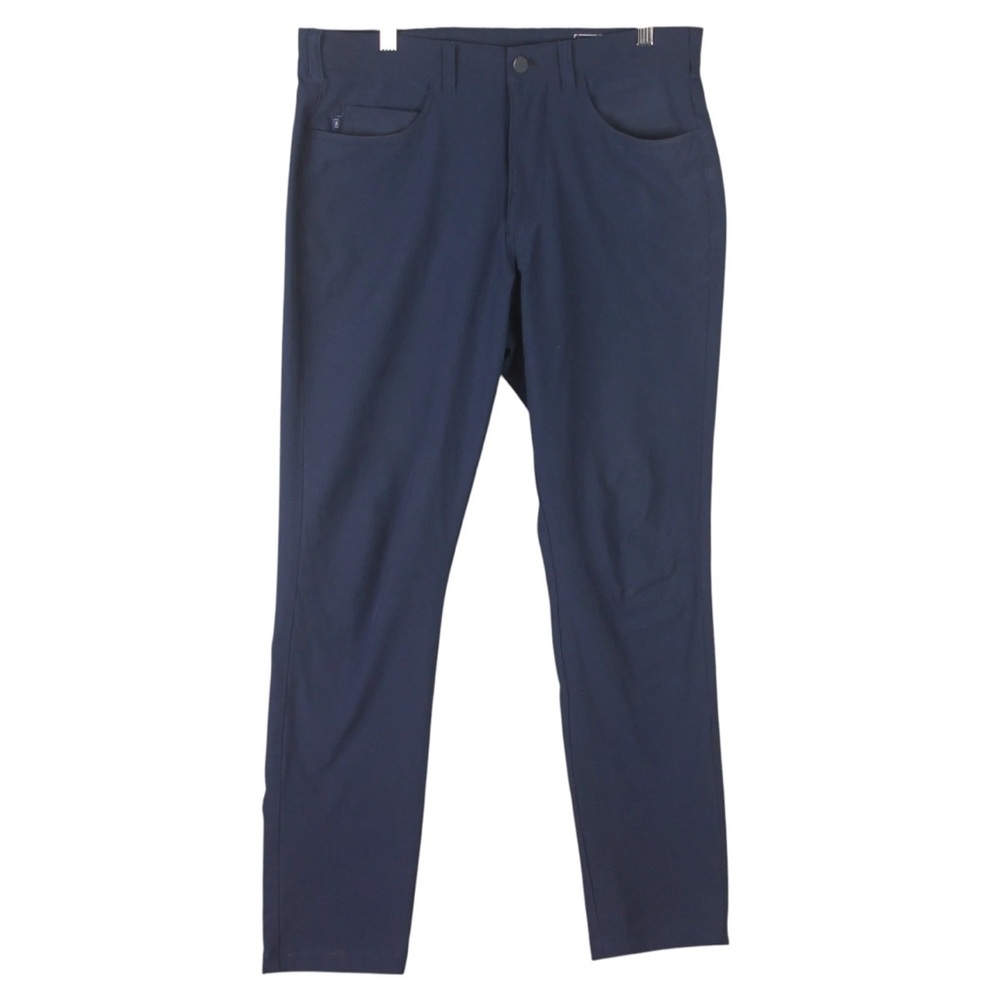 Mizzen+Main Helmsman Slim Fit Pants Mens 30x29 Blue Stretch Performance Golf